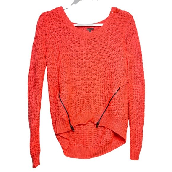 Charlotte Russe Tops - Women's Charlotte Russe Neon Orange Sweater Size Small